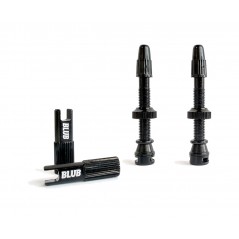 BLUB Aluminum valves for tubing TUBELESS PRESTA KIT 44 MM 8436577101000