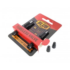 BLUB Valvulas de aluminio para tubelizar TUBELESS PRESTA KIT 44 MM 8436577101000
