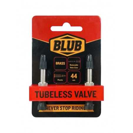 BLUB Valves for tubing TUBELESS PRESTA KIT 44 MM 8436577101017