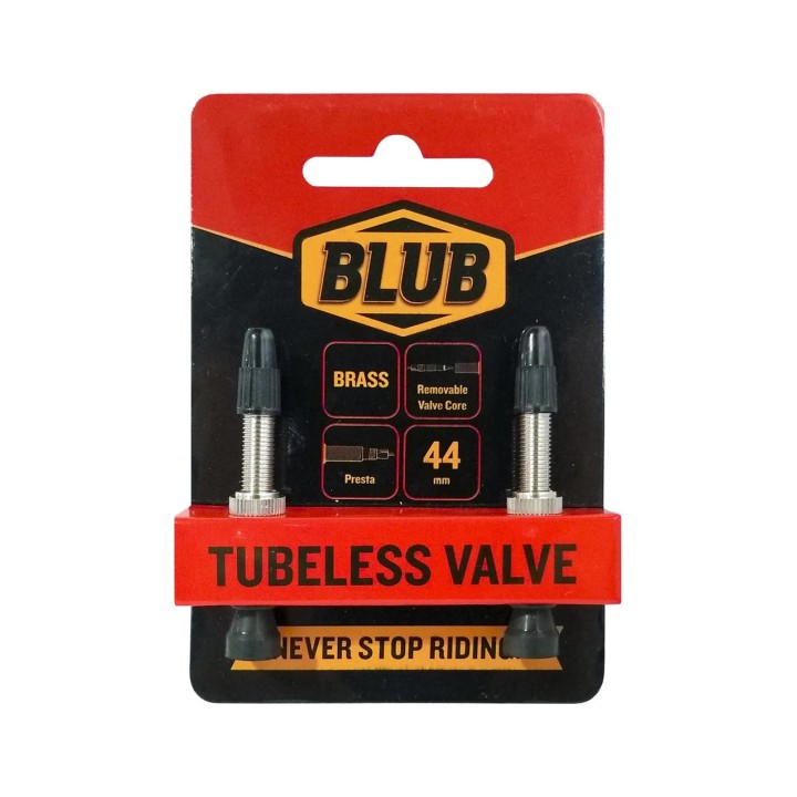 BLUB Valves for tubing TUBELESS PRESTA KIT 44 MM 8436577101017