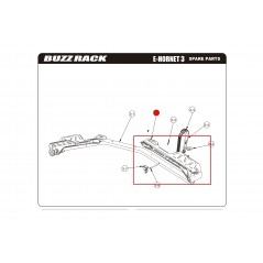 BUZZ RACK Spare wheel support E-HORNET 3 57365