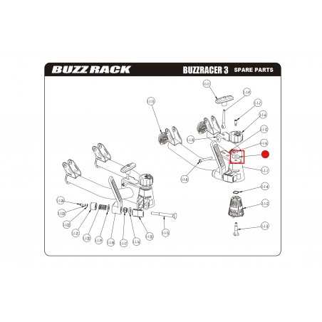 BUZZ RACK Junta recambio BUZZRACER 3 57369