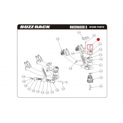 BUZZ RACK Replacement retainer BUZZRACER 3 57370