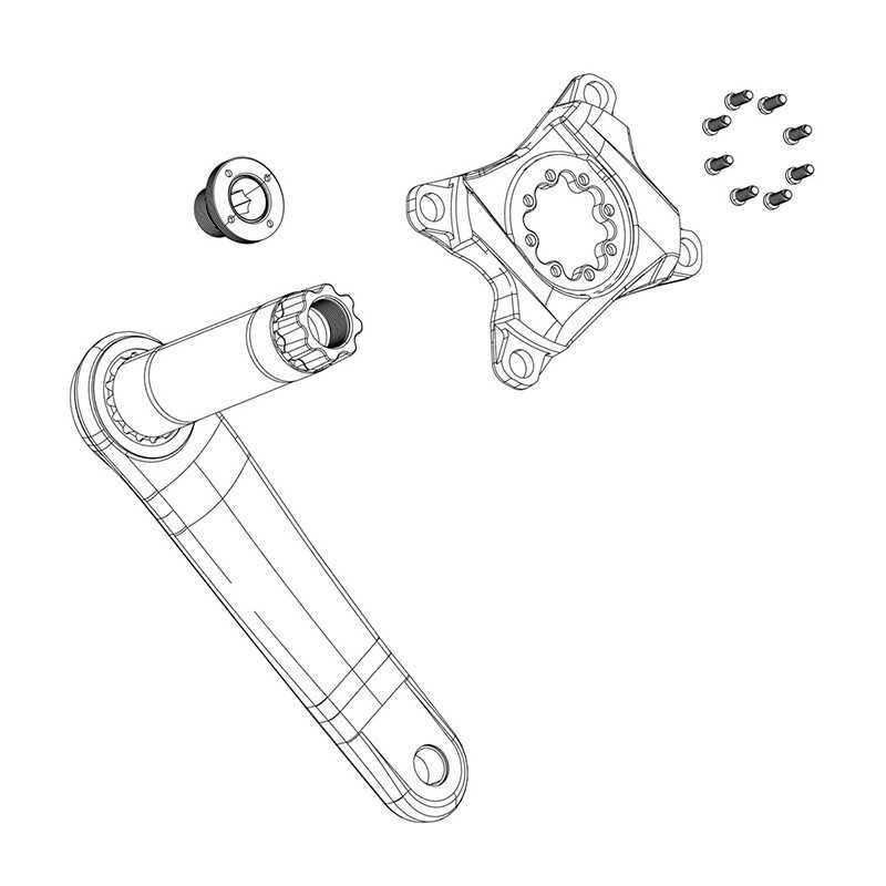 SRAM Self-extracting connecting rod bolt kit M18/M30 DUB 101887