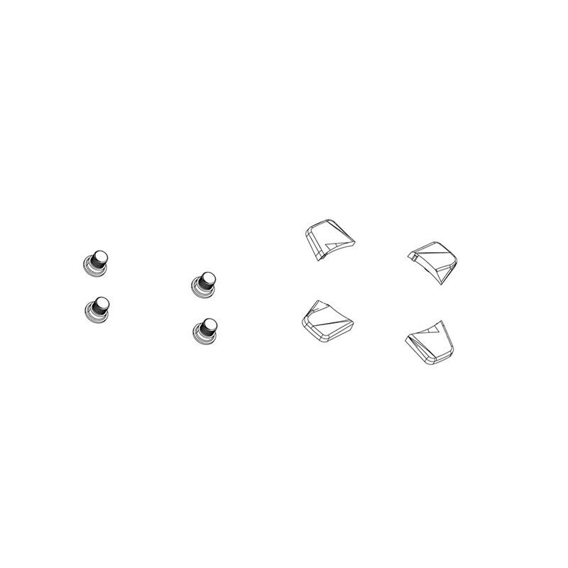 SRAM Kit tornillos plato acero M8X4.75X8.75 94/107 BCD 4 U 103617