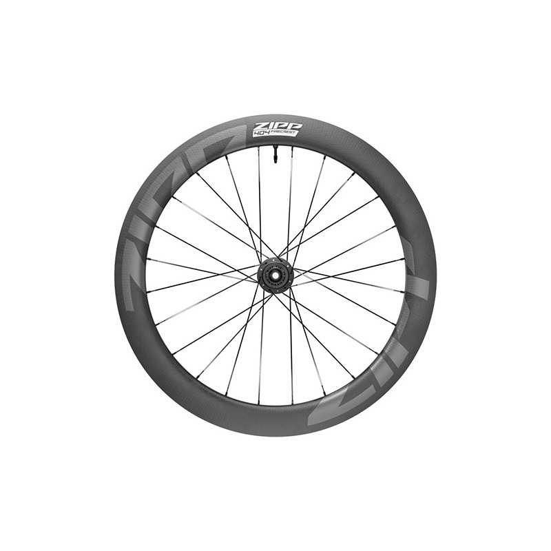 ZIPP FRONT WHEEL 404 FIRECREST TUBELESS CENTERLOCK 12X100 MM CARBONO 105920