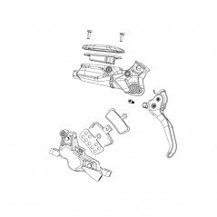 SRAM Brake pad support kit ARCOIRIS G2 ULT/RSC 2 U 106285