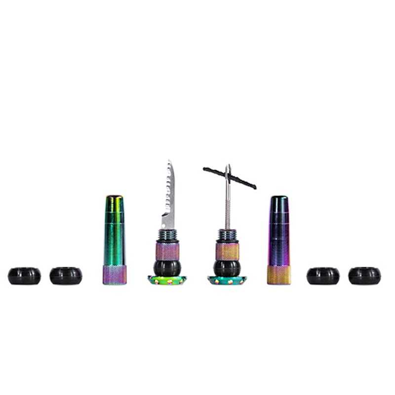 MUC-OFF Kit mechas reparacion pinchazos integrado en manillar TUBELESS 713007VAR