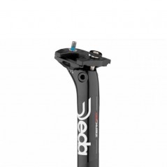 DEDA ALUMINUM SADDLE SEAT POST ZERO100 27.2 350 MM 12 MM OFFSET 713311