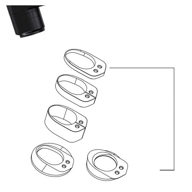 DEDA Kit espaciadores manillar ALANERA 10 MM 20 713384