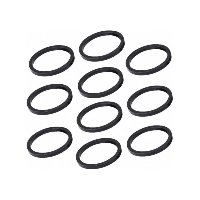 DEDA Aluminum head tube spacers set 1-1/8 5 MM 10 U 1-1/8 5 MM 10 U 713398
