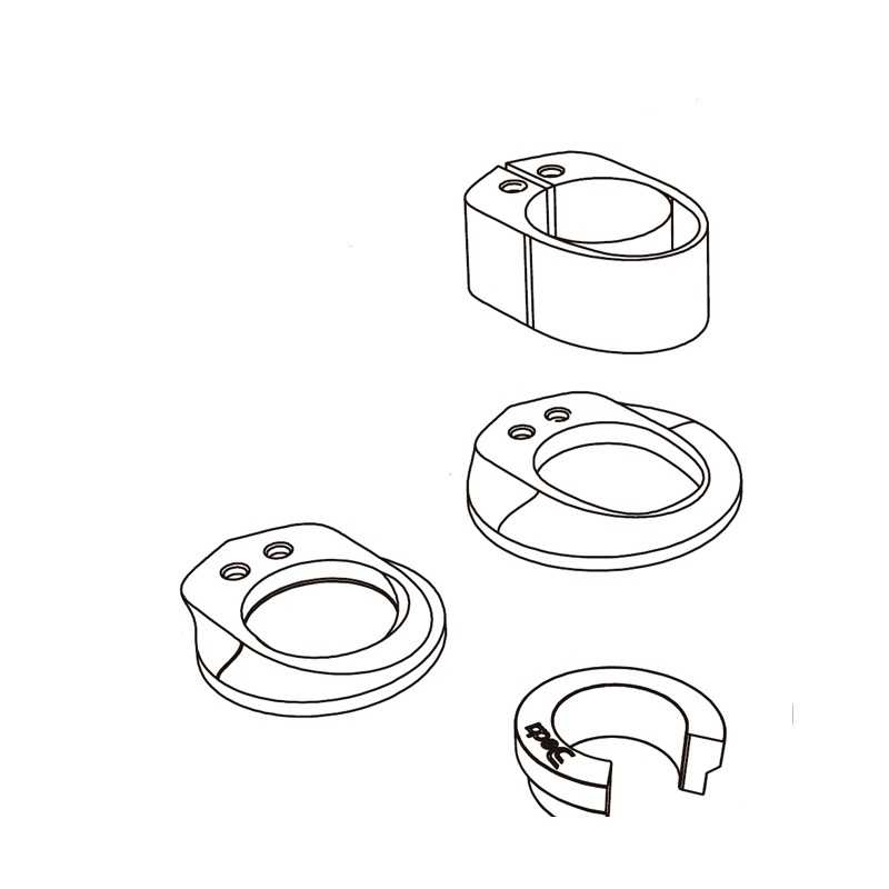 DEDA Steering Steering Spacers Kit SUPERBOX 713417
