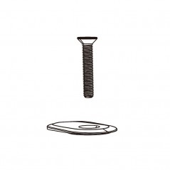 DEDA Tapa de direccion potencia aluminio SUPERBOX M6X35 MM 713418