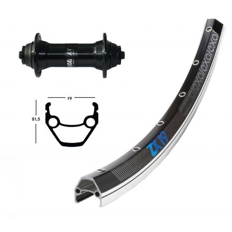 WIENER Front wheel with quick release WINORA EXAL ZX 19 26X1.75 36 T3000 714339