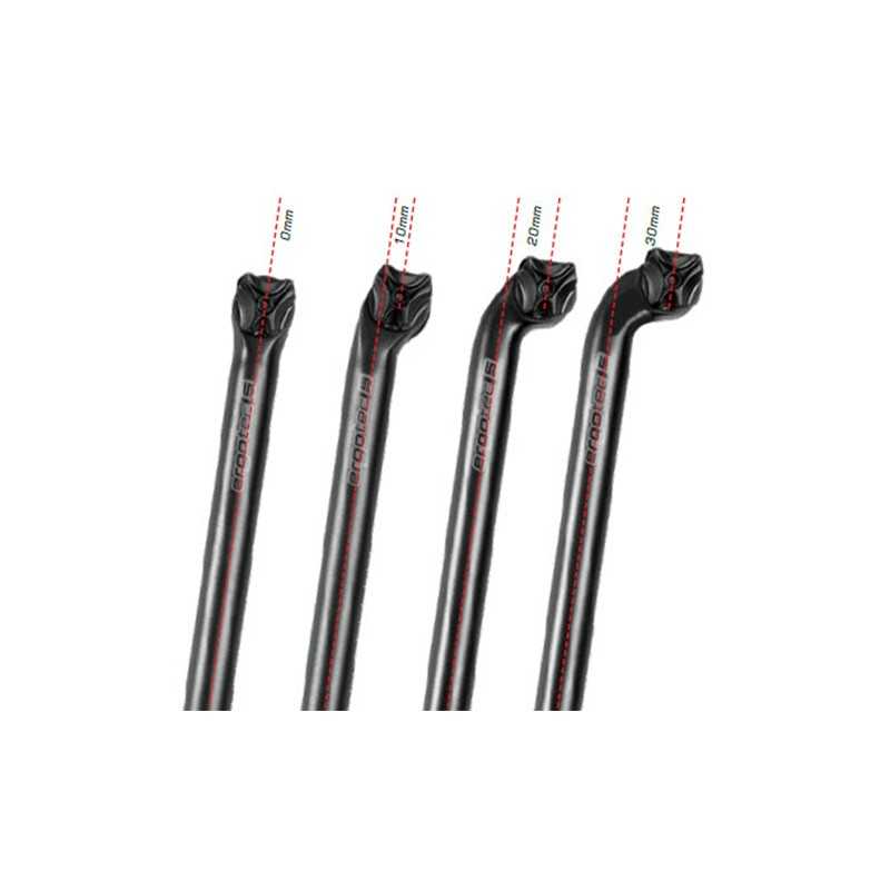 ERGOTEC Tija de sillin aluminio VIPER 27.2 400 MM 10 OFFSET 714491