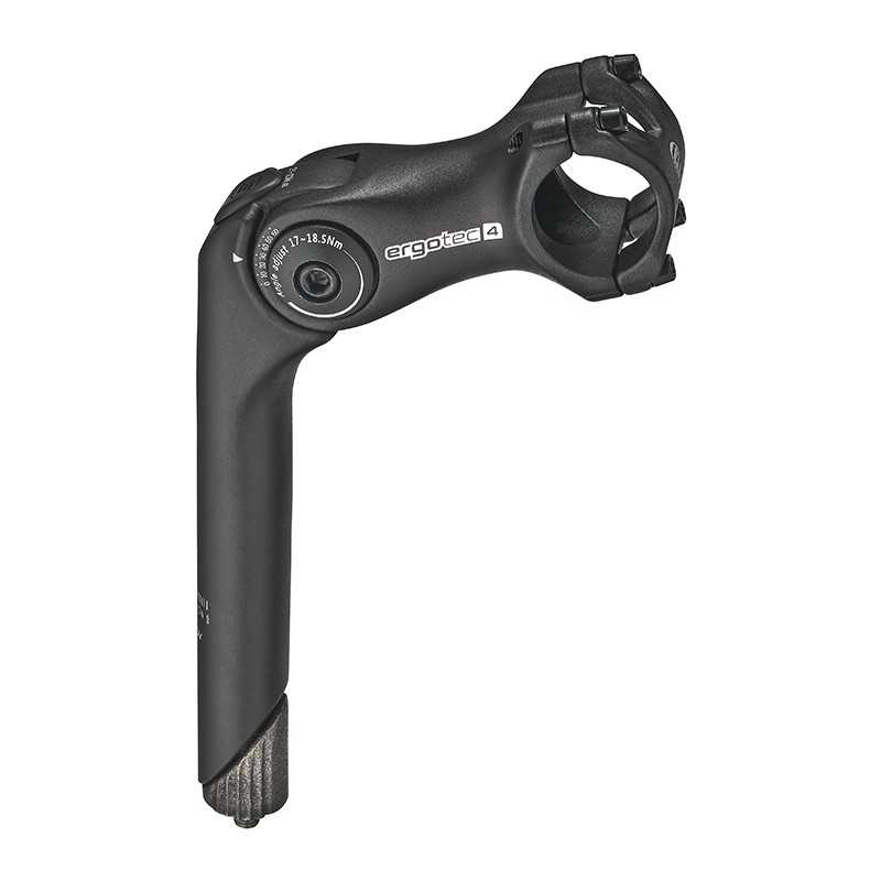 ERGOTEC Aluminum stem with adjustable drop OCTOPUS 2 SL 90 MM 180 MM 25.4 31.8 0/50Í 714548
