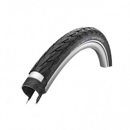 SCHWALBE Cubierta neumatico bicicleta rigida reflectante DELTA CRUISER PLUS 28X1.25 700X32C HS431 ACT P-GUARD TWINSKIN 32-622 71