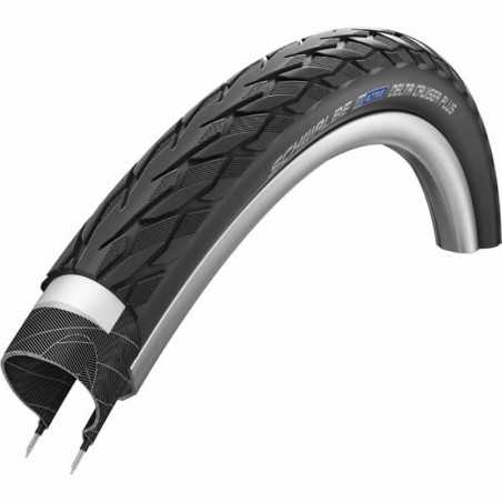 SCHWALBE Cubierta neumatico bicicleta rigida reflectante DELTA CRUISER PLUS 20X1.75 HS431 ACTIVE PUNCTUREG. TWINSKIN 47-406 7132