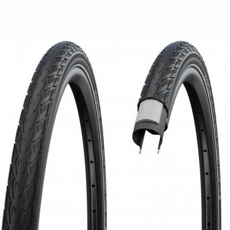 SCHWALBE Rigid reflective bicycle tire DELTA CRUISER PLUS 28X1.40/700X35C HS431 ACTIVE PUNC-G. TWINS 37-622 713218