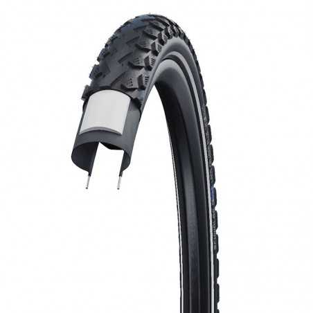 SCHWALBE Cubierta neumatico bicicleta rigida reflectante LAND CRUISER PLUS 26X1.75 HS450 ACTIVE PUNCTUREGUARD TWINSKIN 47-559 71