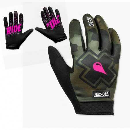MUC-OFF CYCLING BICYCLE GLOVES MTB CAMO 713896