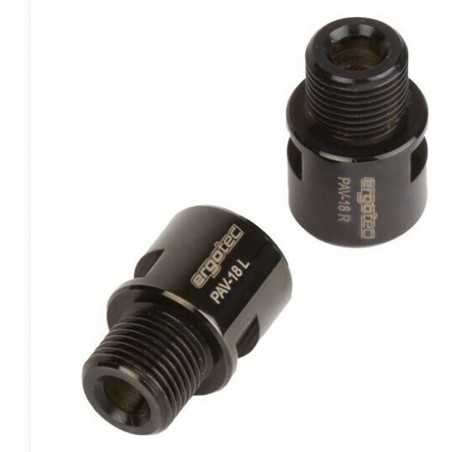 ERGOTEC Juego extensores eje de pedal 9/16" 714550