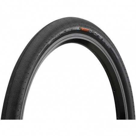 SCHWALBE Cubierta neumatico bicicleta plegable G-ONE SPEED 280X1.50 HS472 EVO V-GUARD ADDIX SPEEDGRIP TUBELESS 40-406 714570
