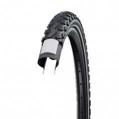 SCHWALBE Rigid reflective bicycle tire LAND CRUISER PLUS 28X2.15 HS450 ACTIVE PUNCTUREG. TWINSKIN 55-622 714810