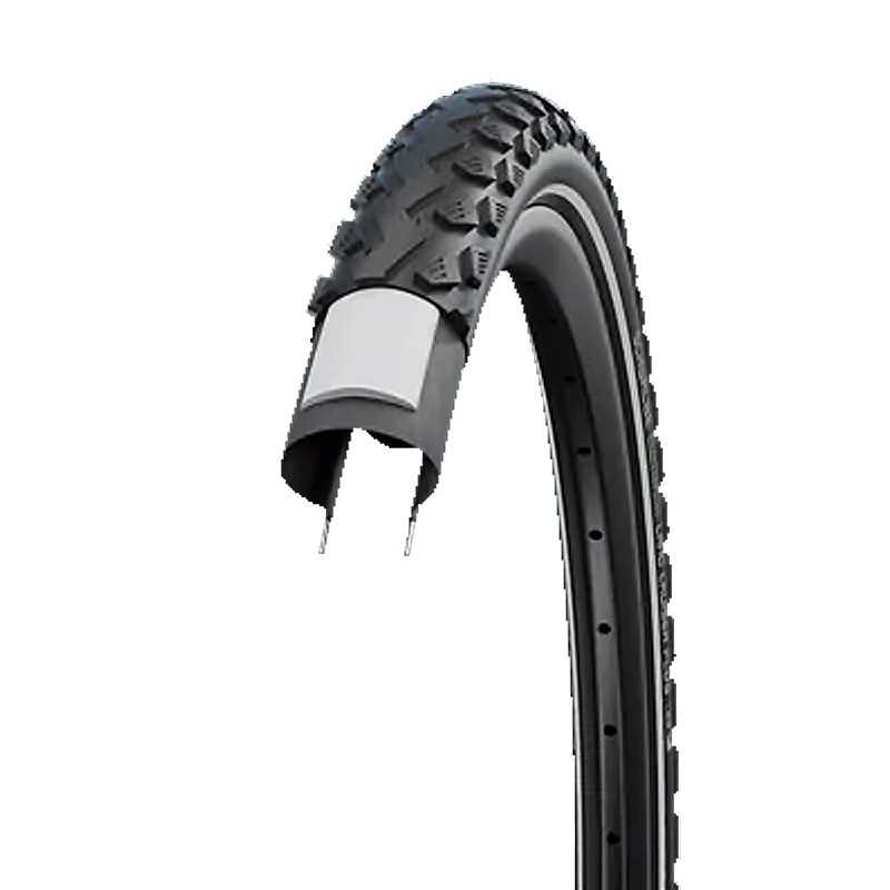 SCHWALBE Rigid reflective bicycle tire LAND CRUISER PLUS 28X2.15 HS450 ACTIVE PUNCTUREG. TWINSKIN 55-622 714810