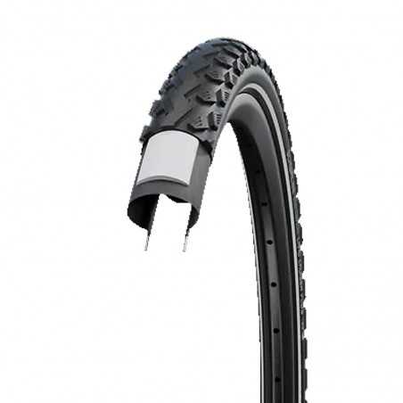 SCHWALBE Cubierta neumatico bicicleta rigida reflectante LAND CRUISER PLUS 28X2.15 HS450 ACTIVE PUNCTUREG. TWINSKIN 55-622 71481