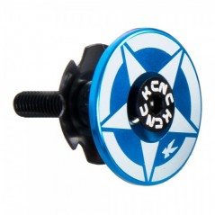 KCNC Address cap logo with spider AHEADSET CAP KIT II 1-1/8 STAR KCDITAP4ORSTARV