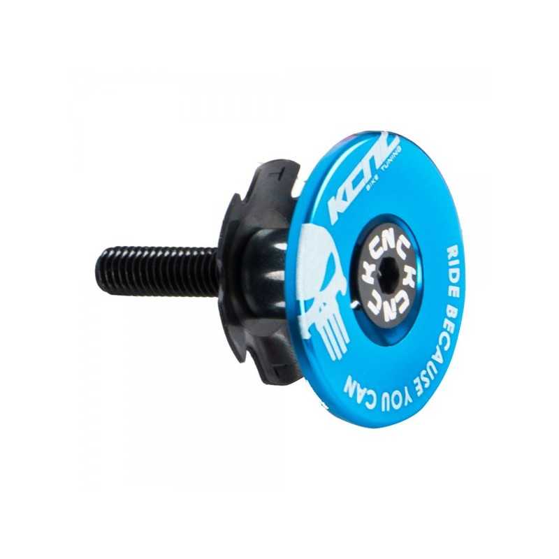 KCNC Address cap logo with spider AHEADSET CAP KIT II 1-1/8 SKULL KCDITAP4RJSKULL
