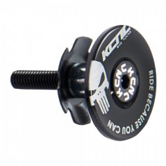 KCNC Address cap logo with spider AHEADSET CAP KIT II 1-1/8 SKULL KCDITAP4RJSKULL