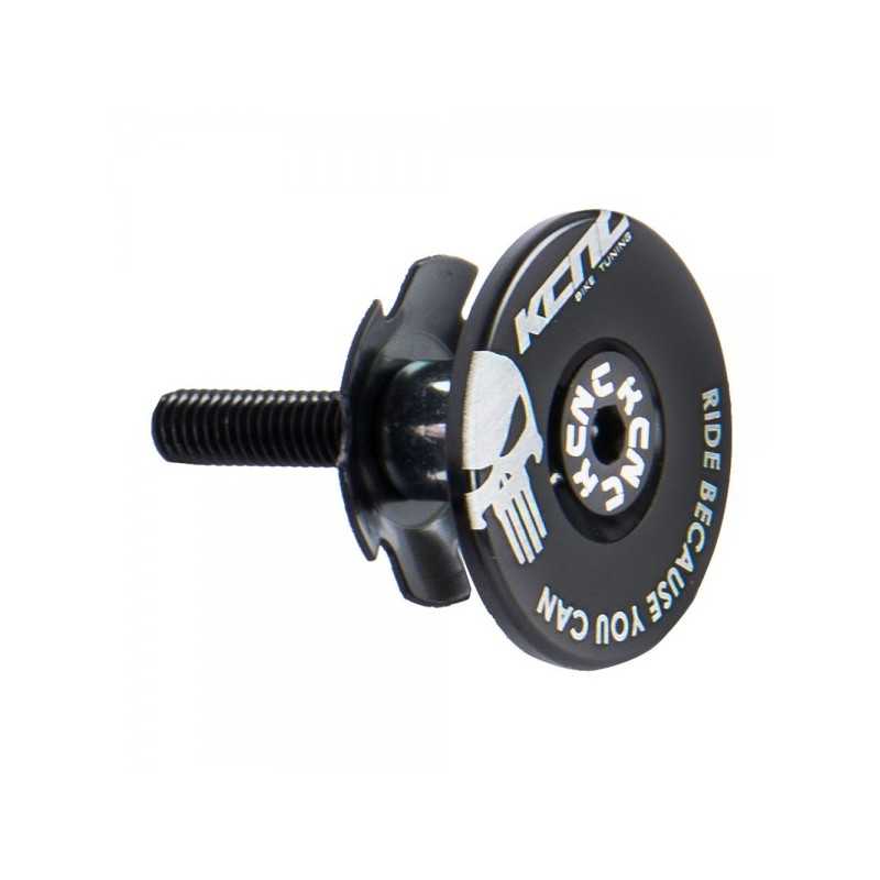 KCNC Address cap logo with spider AHEADSET CAP KIT II 1-1/8 SKULL KCDITAP4RJSKULL