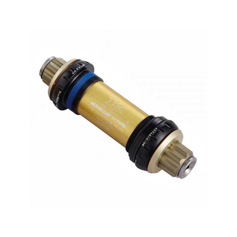 KCNC Bicycle bottom bracket with axle K-TYPE XC BB 68/73MM 135MM KCPEBSAEJRJUNVA