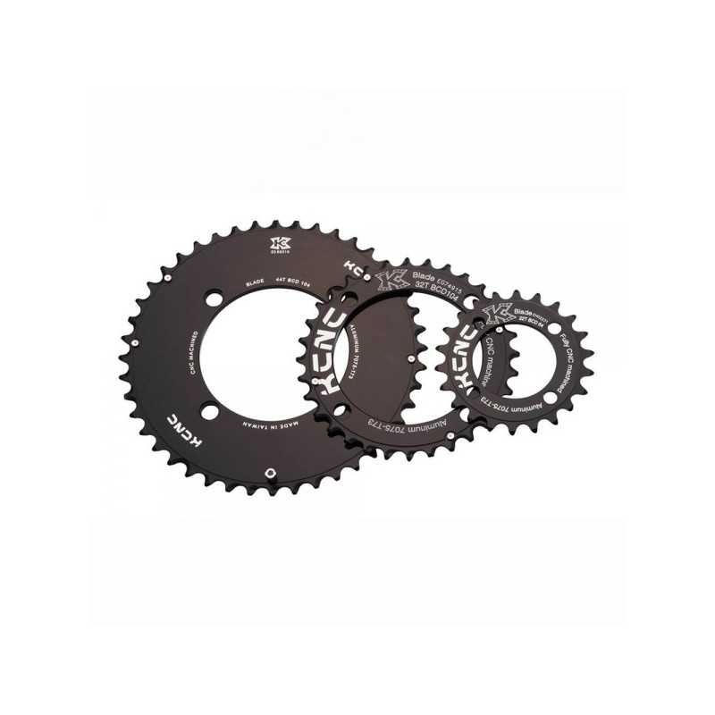 KCNC Plato para bicicleta 5 brazos BCD94 MTB SMALL BLADE KCPLC94NGB42DVA
