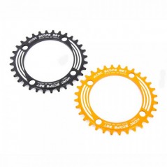 KCNC Plato para bicicleta 4 brazos monoplato SCOPE BCD104 MTB OVAL KCPLCXMONG132DV