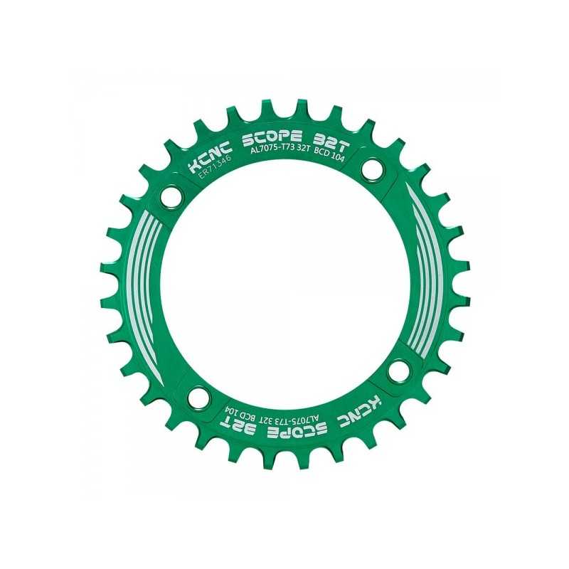 KCNC Chainring for bicycle 4 arms single chainring SCOPE BCD104 MTB KCPLCXMVD32DVAR