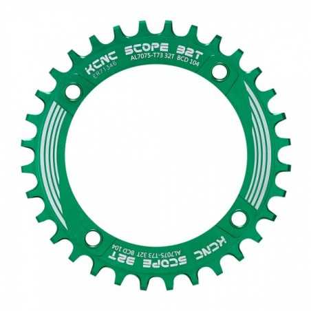KCNC Chainring for bicycle 4 arms single chainring SCOPE BCD104 MTB KCPLCXMVD32DVAR