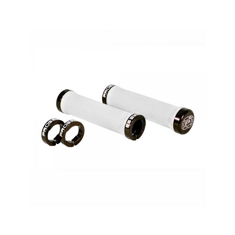 PROGRESS HANDLEBAR GRIPS SET PG-302 LOCK-ON PGPUTO302BRUVAR