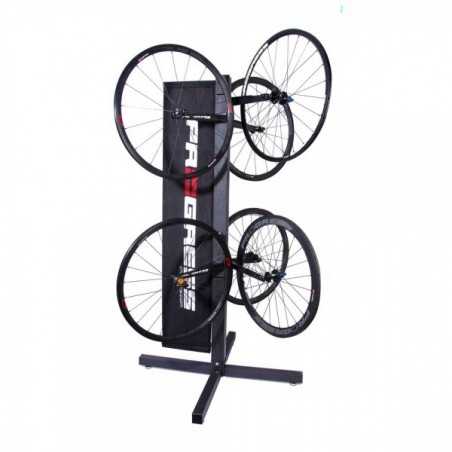 PROGRESS Aluminum display with banner 6 wheels PGRUEXP01