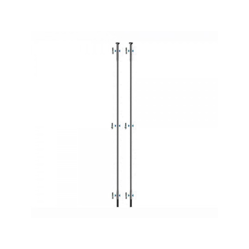 SAPIM Spoke for bicycle wheel without nipple RACE STRAIGHT PULL RASARAST