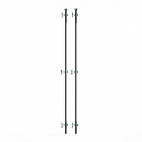 SAPIM Spoke for bicycle wheel without nipple RACE STRAIGHT PULL RASARAST