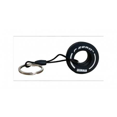 TUDETIC Small rubber tire keychain F1 PZEROBVAR