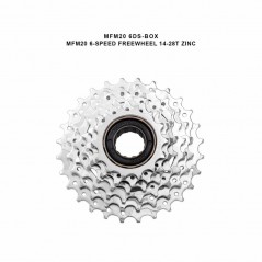 SUN RACE Casette 6v para rueda libre MFM20 14-28T ZINC 4710944227468