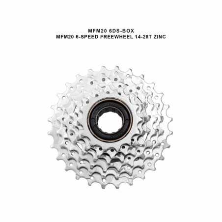 SUN RACE 6v cassette for freewheel MFM20 14-28T ZINC 4710944227468