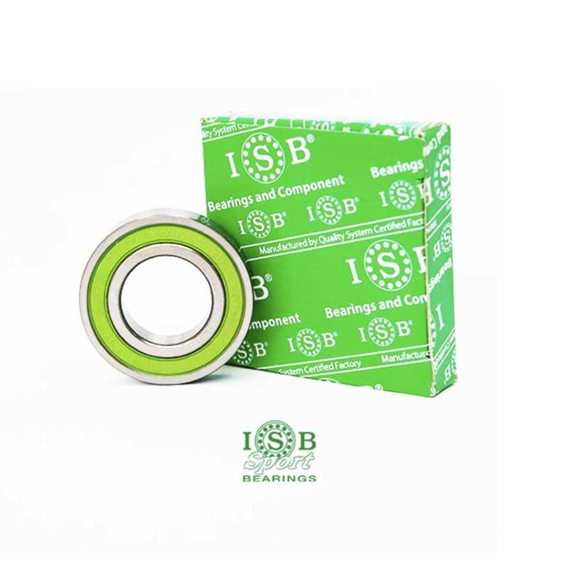 ISB BEARINGS Rodamiento de rueda bicicleta MR 1937-2RS (6904/19 05-2RS) 19 05X37X9 MM 8436577115328