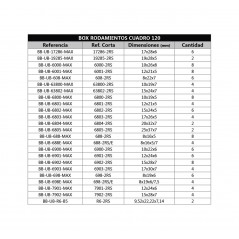 BLACK BEARING Frame bearing box MAX (120U) 58691