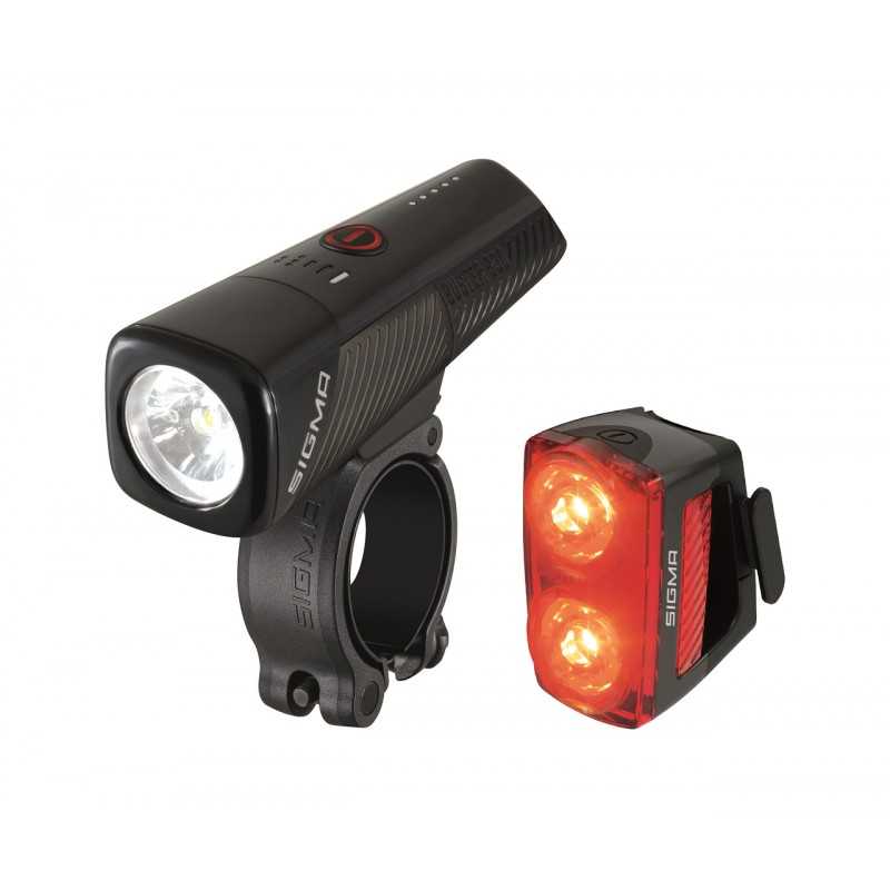 SIGMA Kit luces para bicicleta BUSTER 800 RL150 59310