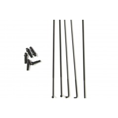 MASSI Pack 5 radios + tuercas X-TECH 50 260 MM 59665